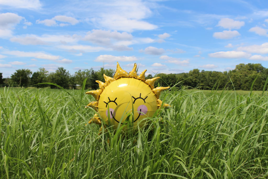 happy sun balloon